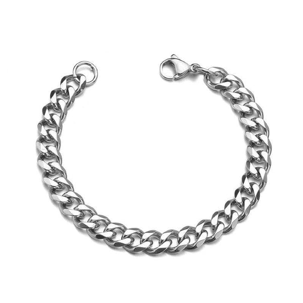 Silver Bracelet Chain 3mm Cuban Link Thin Chain Bracelet Mens / Woman Chain  Mens Silver Bracelet Mens Jewellery Gift Twistedpendant - Etsy