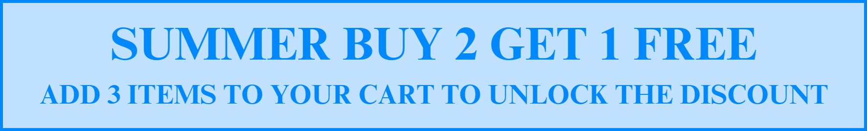 BUY 2 GET 1 FREE