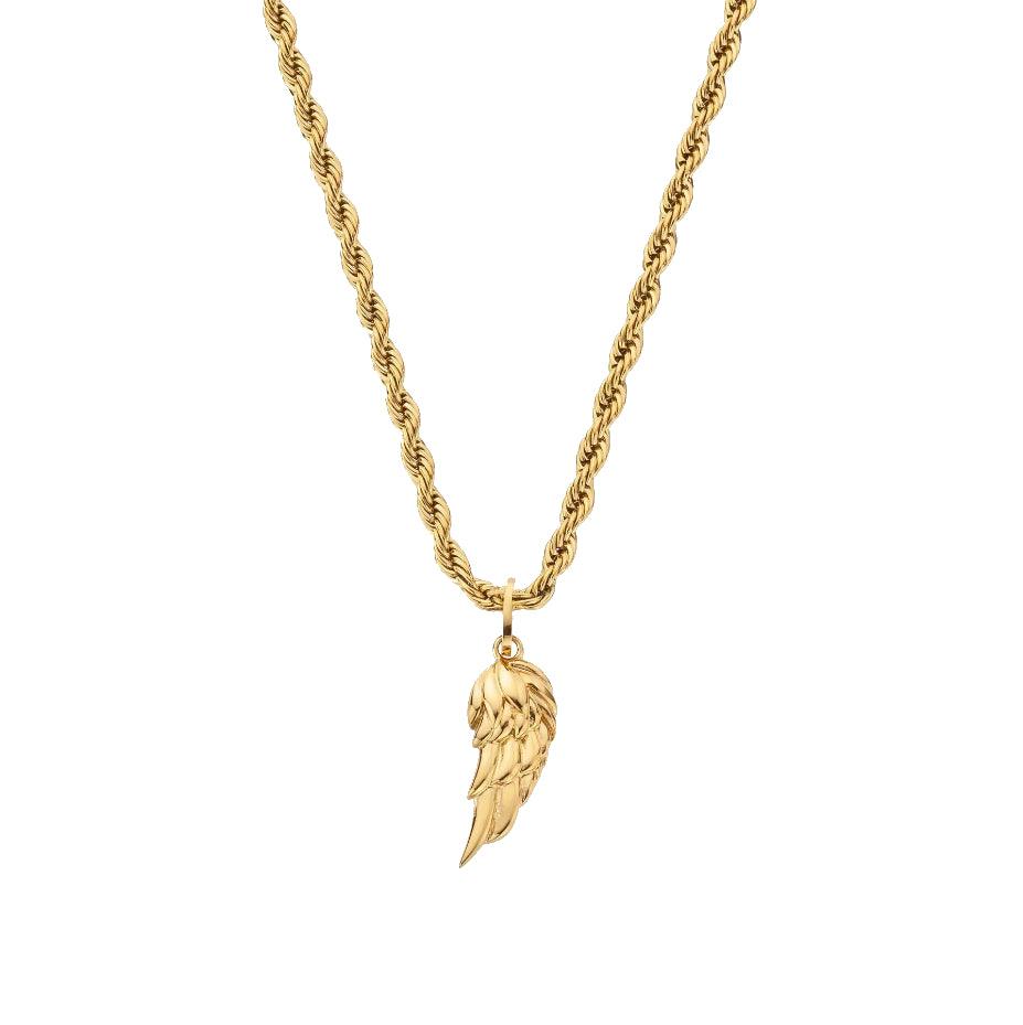Angel Wing Necklace | Fine jewelry solid silver gold-finish necklaces  bracelets earrings